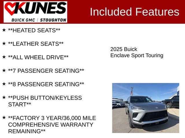 new 2025 Buick Enclave car, priced at $53,530