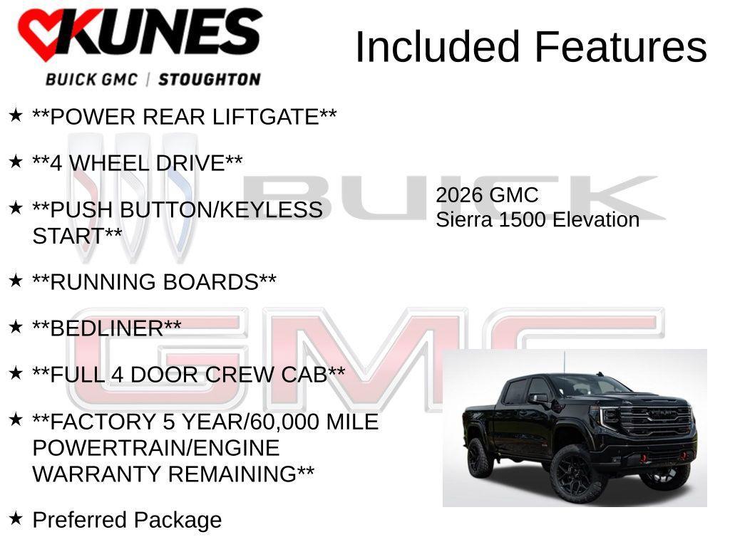 new 2026 GMC Sierra 1500 car, priced at $73,705