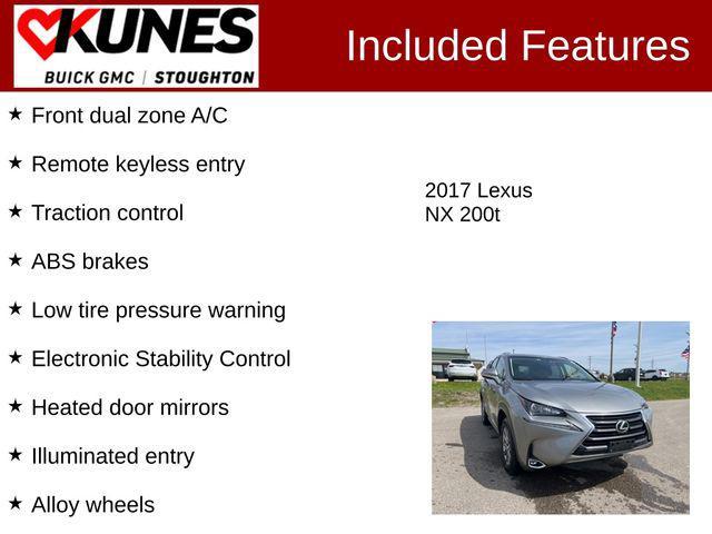 used 2017 Lexus NX 200t car, priced at $24,077