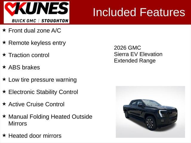 new 2026 GMC Sierra EV car, priced at $72,441