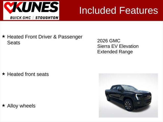 new 2026 GMC Sierra EV car, priced at $72,441