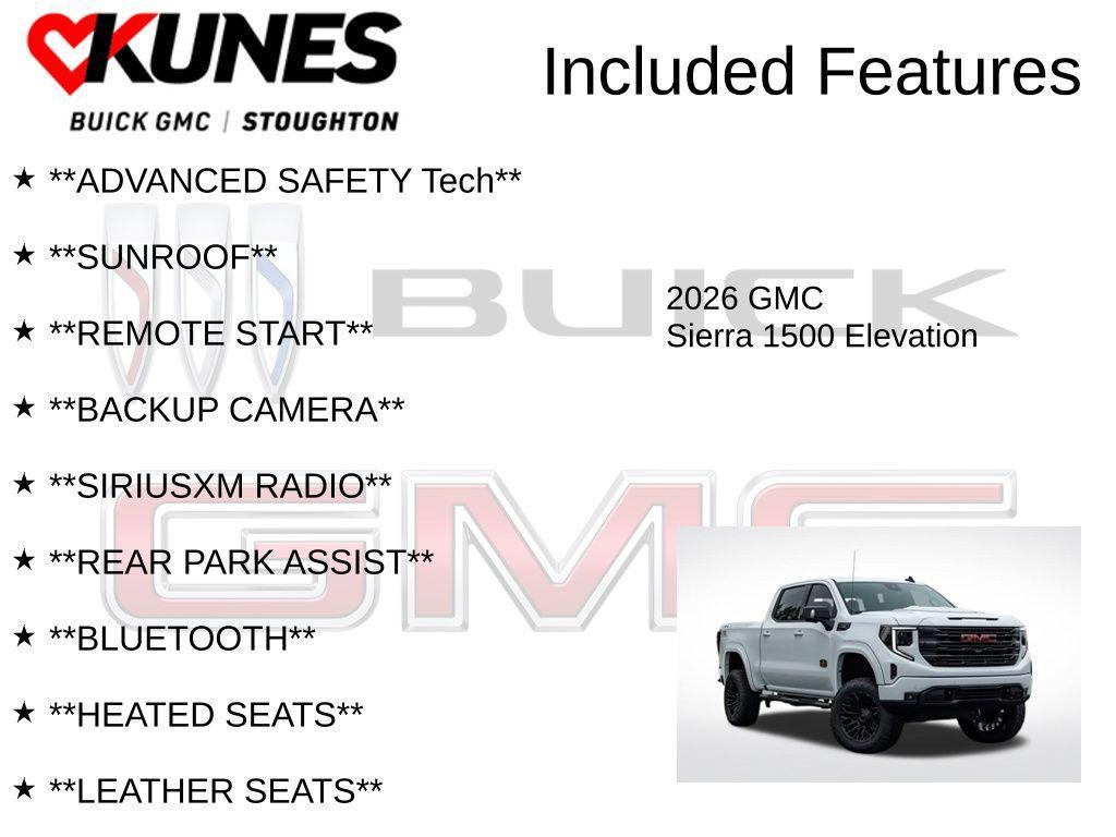 new 2026 GMC Sierra 1500 car, priced at $73,705