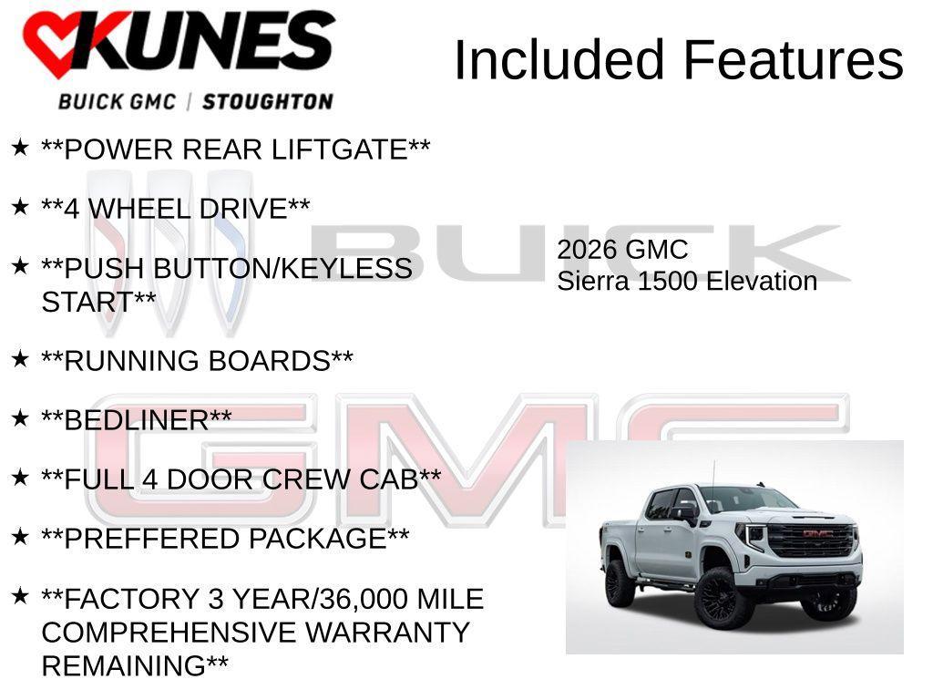 new 2026 GMC Sierra 1500 car, priced at $73,705