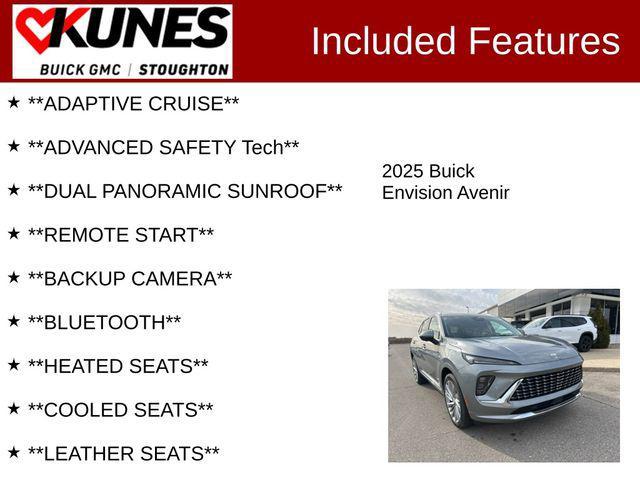 new 2025 Buick Envision car, priced at $44,895