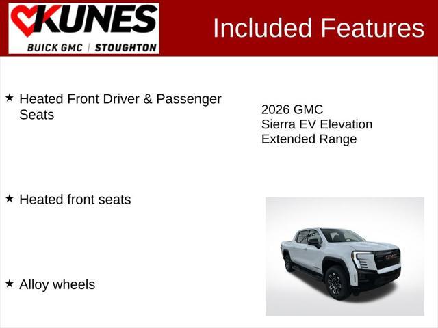 new 2026 GMC Sierra EV car, priced at $71,215