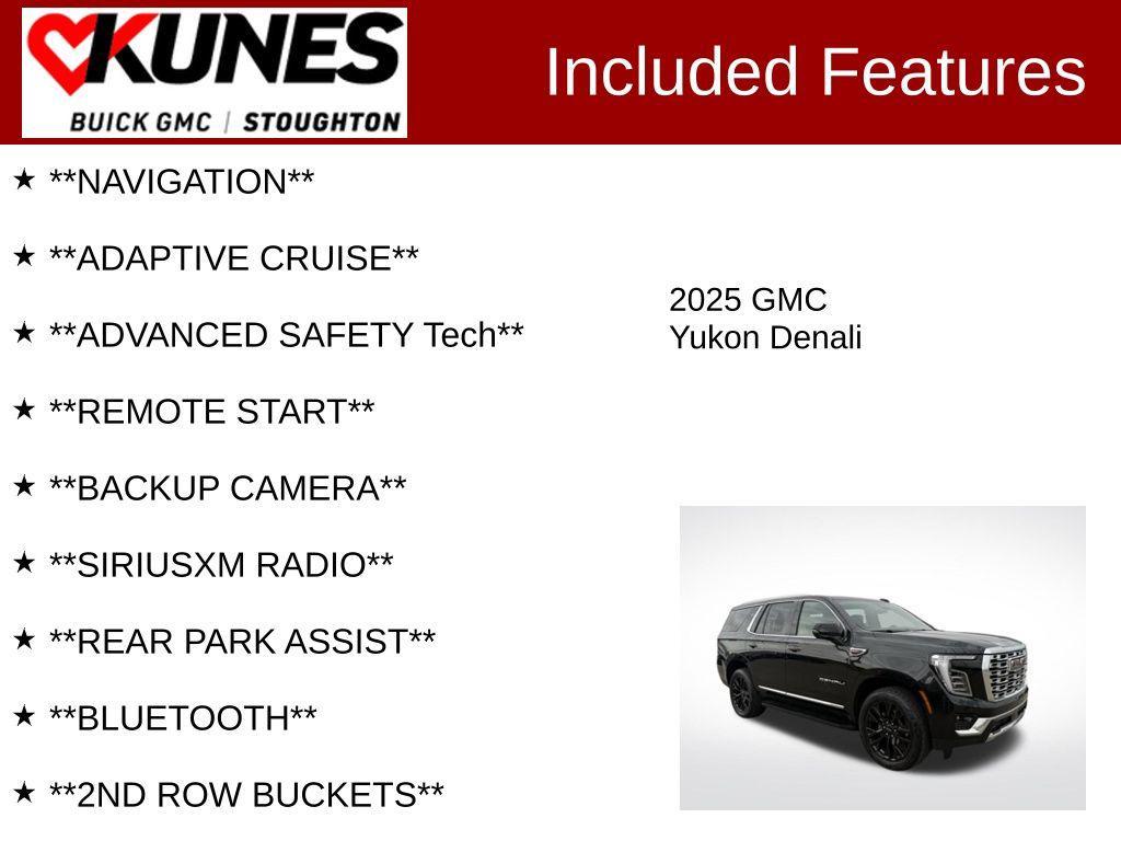 used 2025 GMC Yukon car, priced at $78,977