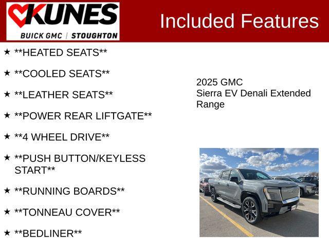 new 2025 GMC Sierra EV car, priced at $90,585