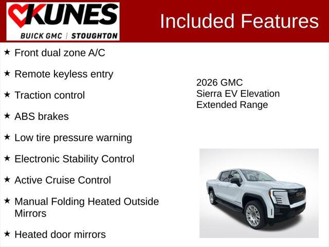 new 2026 GMC Sierra EV car, priced at $72,698
