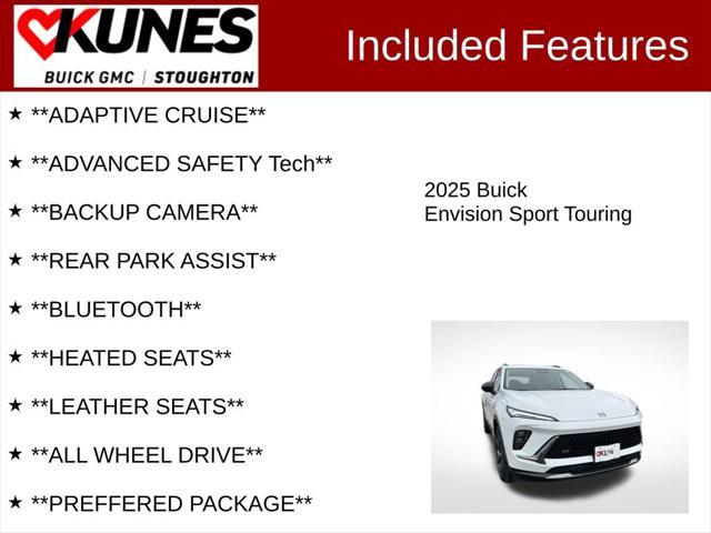 new 2025 Buick Envision car, priced at $39,420