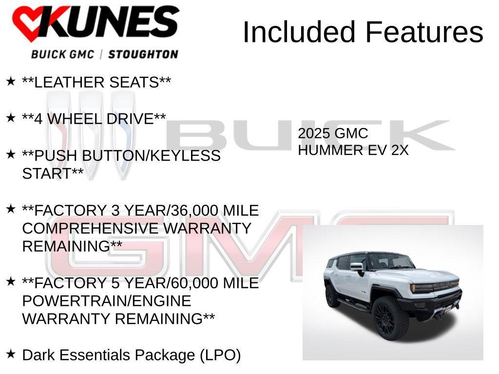 new 2025 GMC HUMMER EV SUV car, priced at $91,928