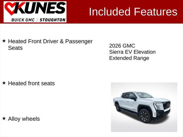 new 2026 GMC Sierra EV car, priced at $77,960