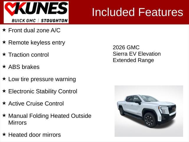 new 2026 GMC Sierra EV car, priced at $77,960