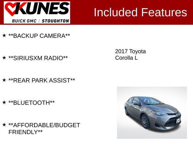 used 2017 Toyota Corolla car, priced at $14,977