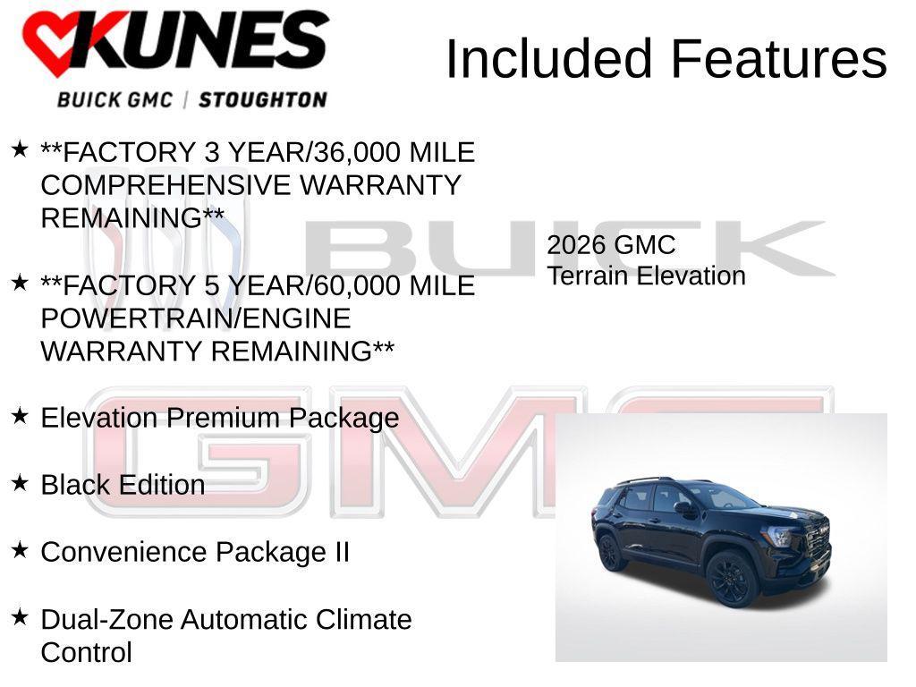 new 2026 GMC Terrain car, priced at $36,280