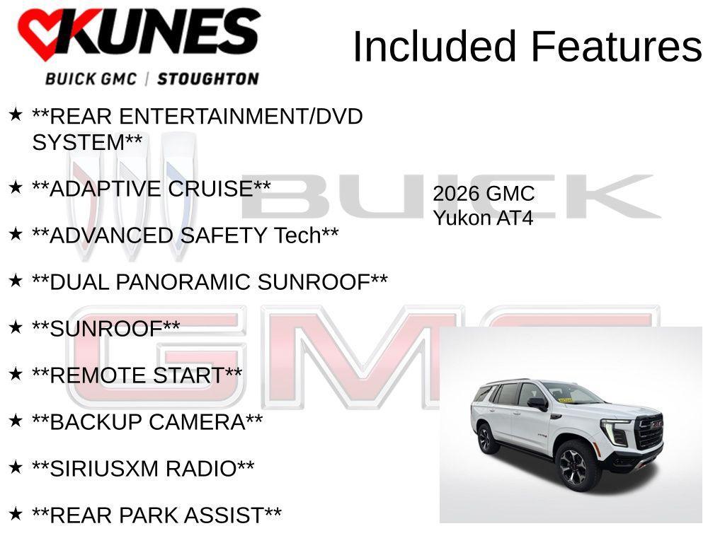 new 2026 GMC Yukon car, priced at $92,540