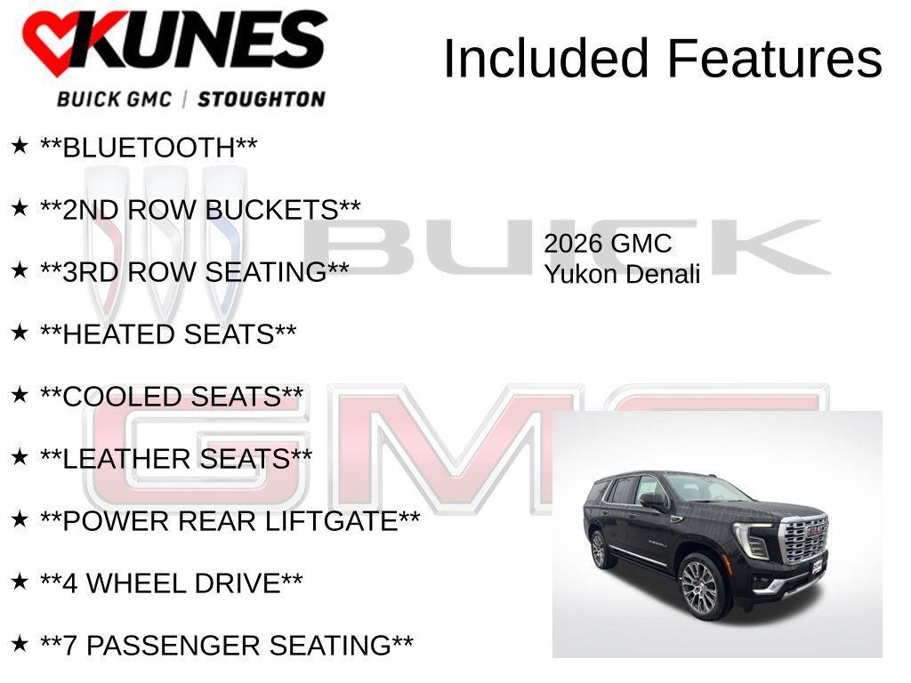 new 2026 GMC Yukon car, priced at $96,720
