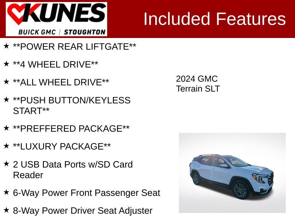 used 2024 GMC Terrain car, priced at $22,477