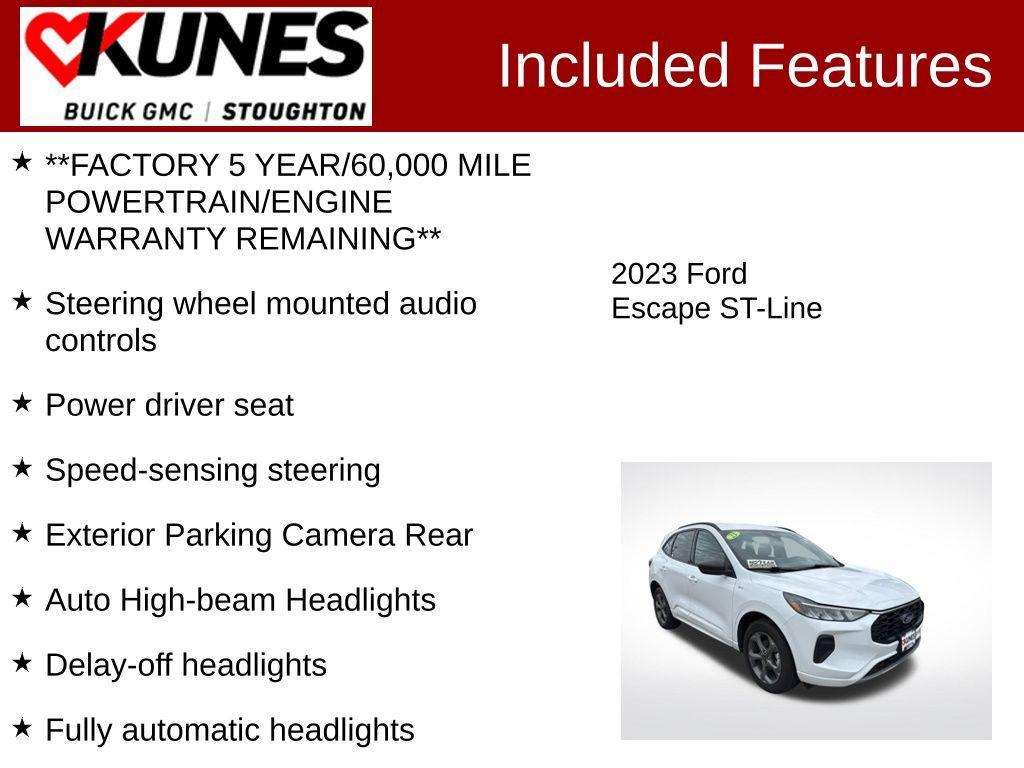 used 2023 Ford Escape car, priced at $22,477