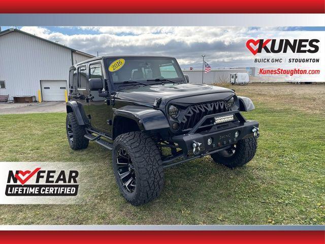 used 2016 Jeep Wrangler Unlimited car, priced at $20,538