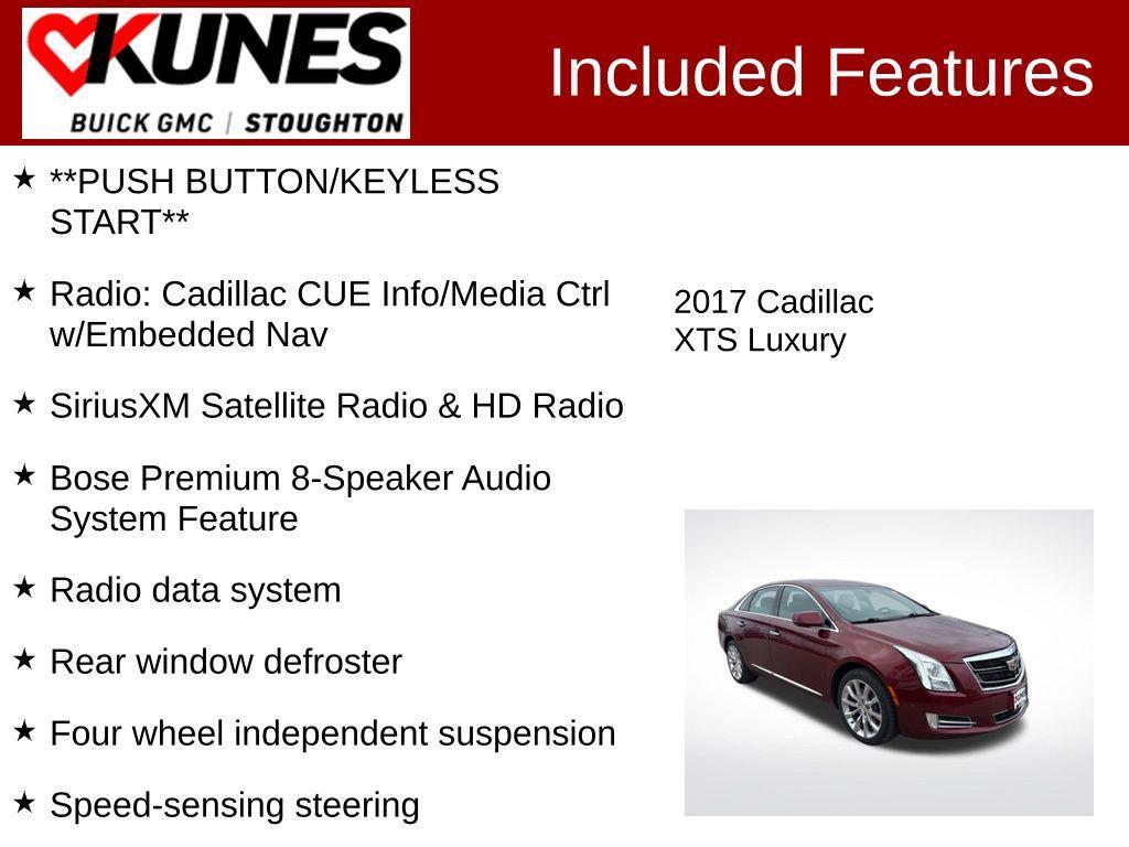 used 2017 Cadillac XTS car, priced at $12,977