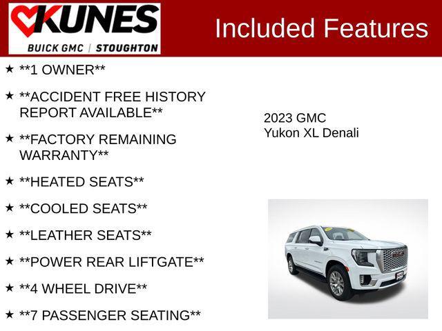 used 2023 GMC Yukon XL car, priced at $64,977