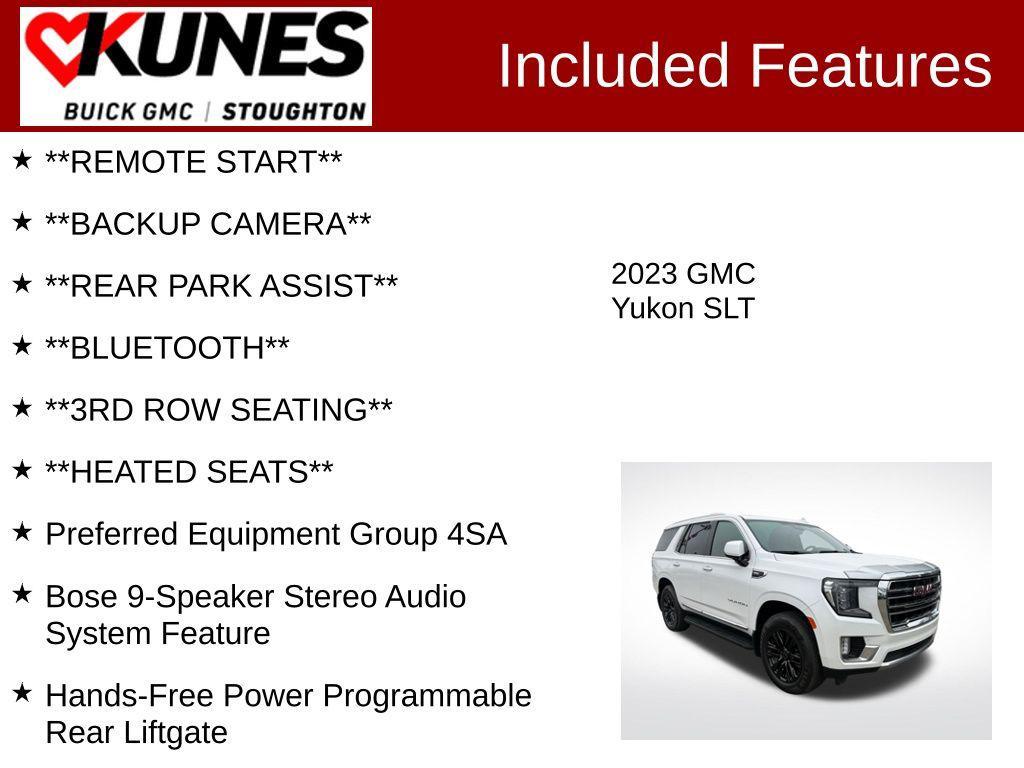 used 2023 GMC Yukon car, priced at $48,977