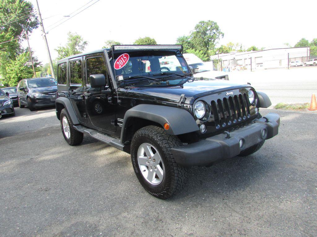 used 2015 Jeep Wrangler Unlimited car, priced at $14,995