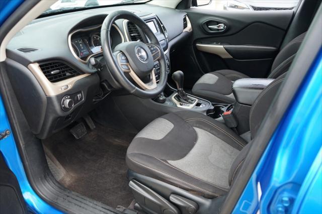 used 2017 Jeep Cherokee car, priced at $12,400