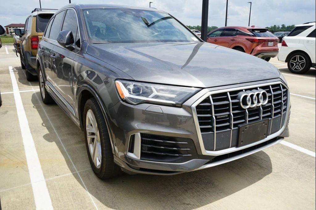 used 2021 Audi Q7 car, priced at $30,300