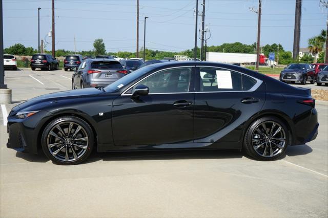 used 2024 Lexus IS 350 car, priced at $49,900