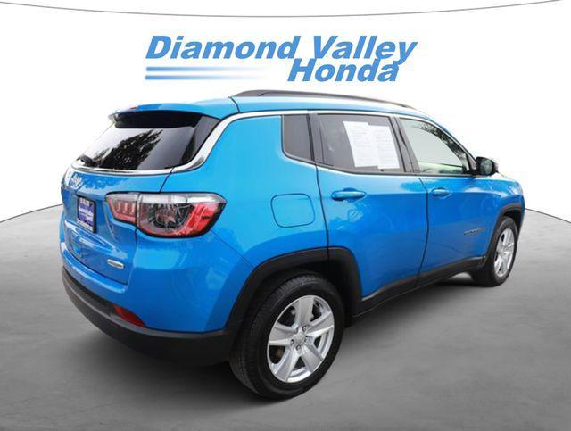 used 2022 Jeep Compass car, priced at $17,500