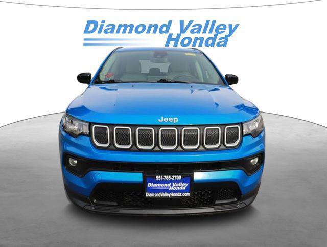 used 2022 Jeep Compass car, priced at $17,500