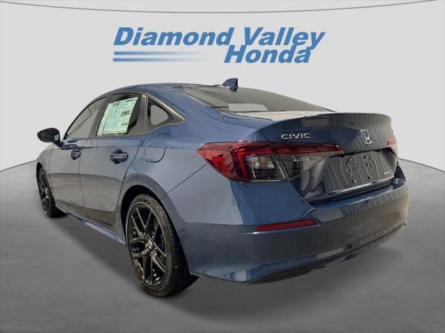 new 2025 Honda Civic Hybrid car, priced at $29,454