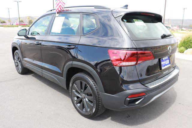 used 2023 Volkswagen Taos car, priced at $17,500