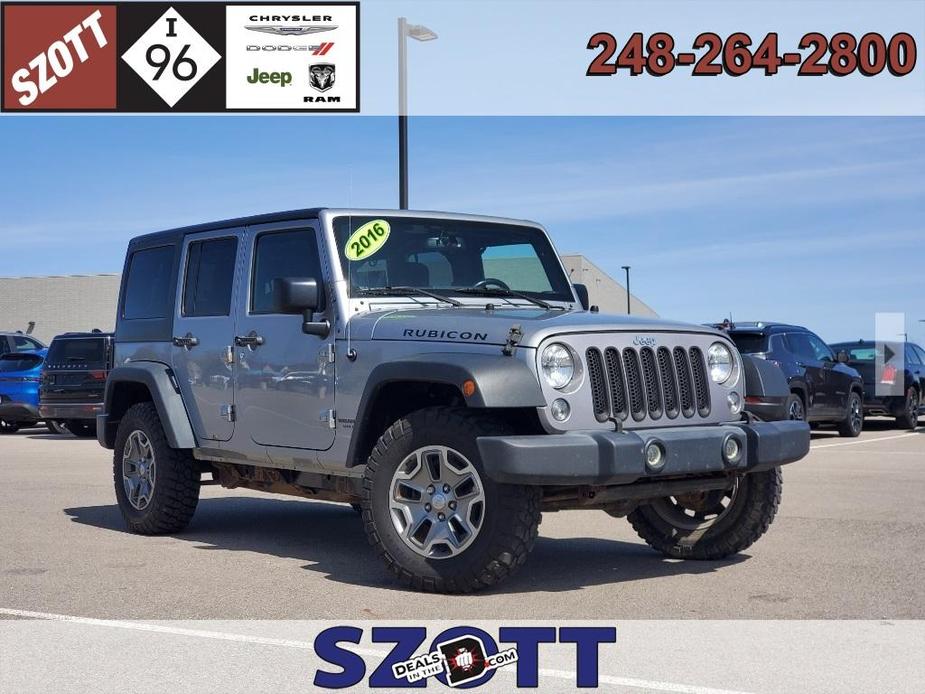 used 2016 Jeep Wrangler Unlimited car, priced at $25,788