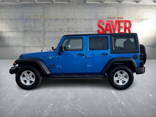 used 2016 Jeep Wrangler Unlimited car, priced at $21,486