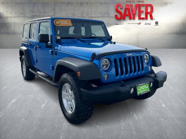 used 2016 Jeep Wrangler Unlimited car, priced at $21,486