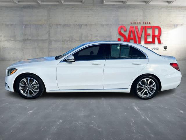 used 2018 Mercedes-Benz C-Class car, priced at $16,985