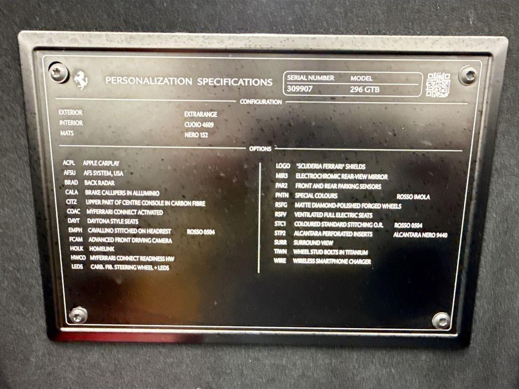 used 2024 Ferrari 296 GTB car, priced at $345,900