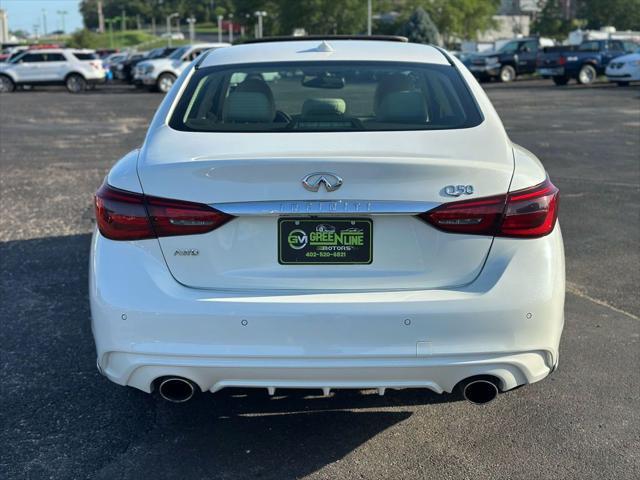 used 2021 INFINITI Q50 car, priced at $21,999