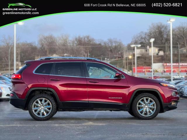 used 2017 Jeep Cherokee car, priced at $9,999