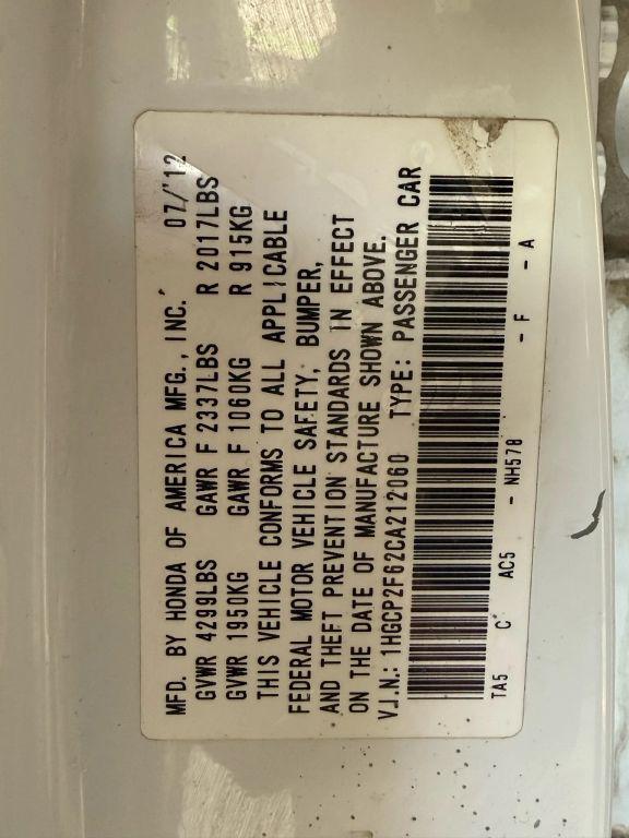 used 2012 Honda Accord car, priced at $8,999