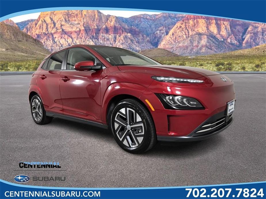 used 2022 Hyundai Kona EV car, priced at $20,750