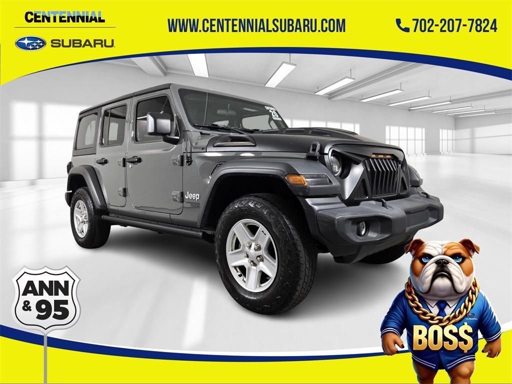 used 2020 Jeep Wrangler Unlimited car, priced at $27,777