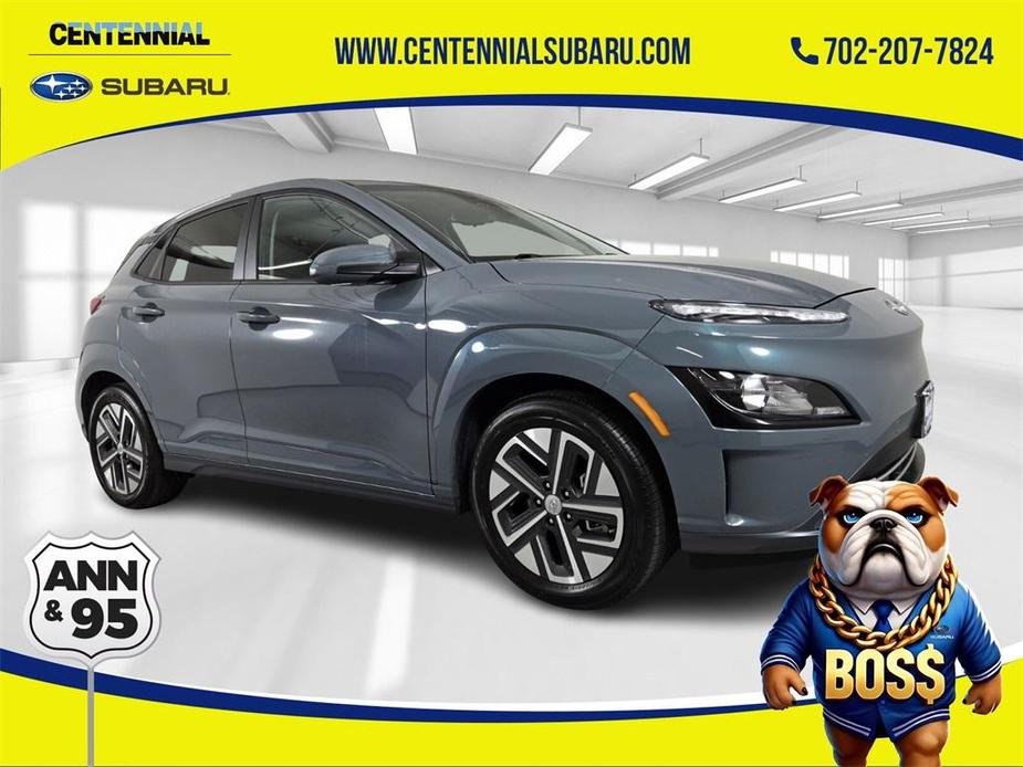 used 2022 Hyundai Kona EV car, priced at $19,988