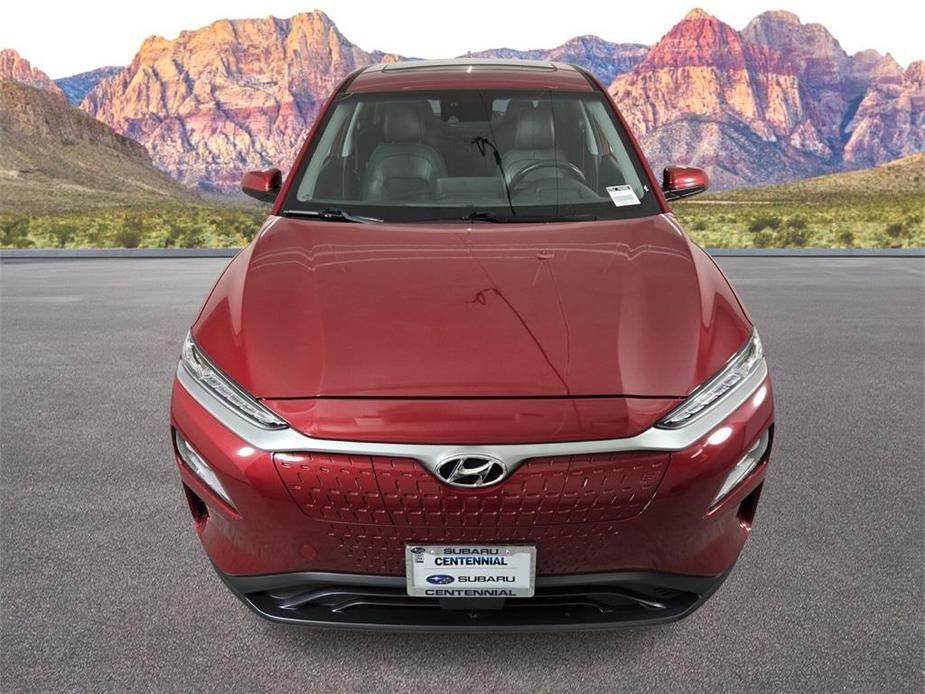 used 2021 Hyundai Kona EV car, priced at $20,500