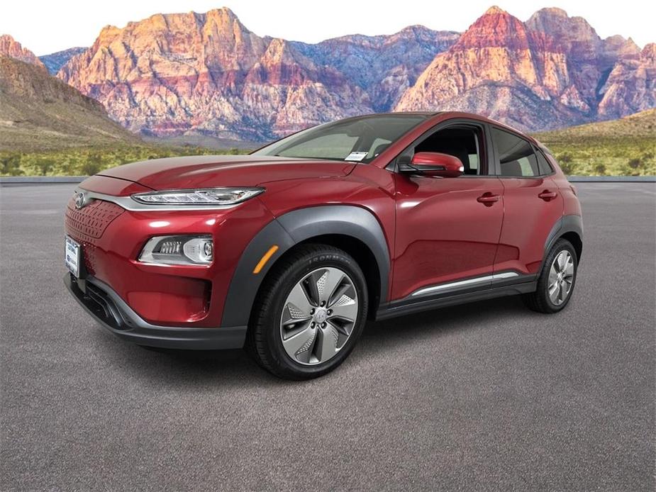 used 2021 Hyundai Kona EV car, priced at $20,500