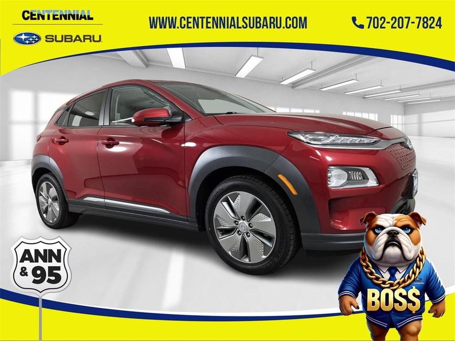 used 2021 Hyundai Kona EV car, priced at $21,888