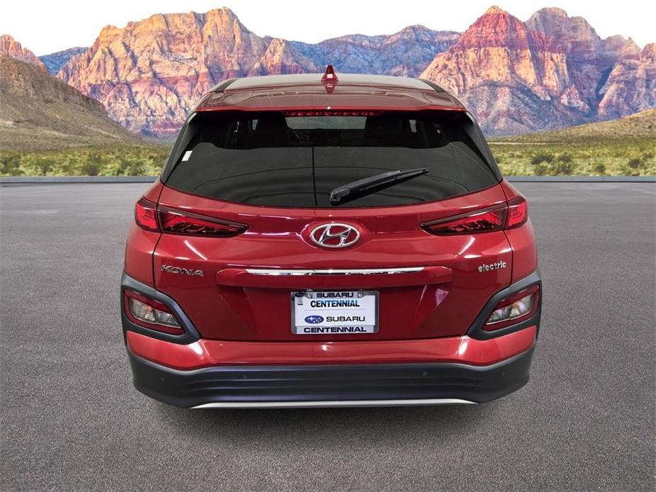 used 2021 Hyundai Kona EV car, priced at $20,500