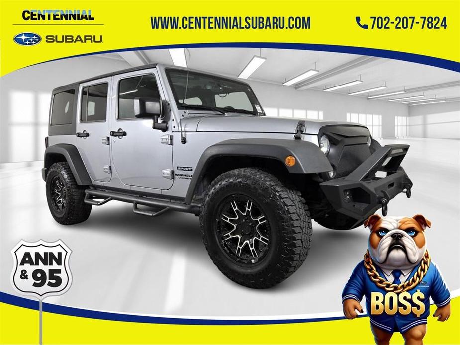 used 2017 Jeep Wrangler Unlimited car, priced at $24,000